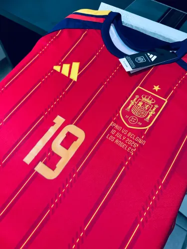Camisa Espanha versão player Copa 2026