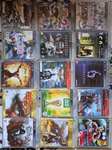 15 jogos de PS3 por R$50,00