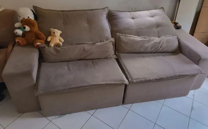 Sofá Retrátil Reclinável