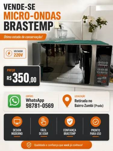 MICROONDAS BRASTEMP 