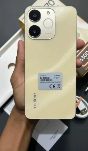 Telefone Lacrado Novo - Realme Note 70 - 4G -- Global 256/8 Gold
