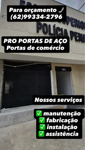 Portas de aço concerto manutenção