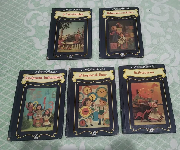 livros infantis minha coleção ii  em 3a. dimensão, editora record   anos 70