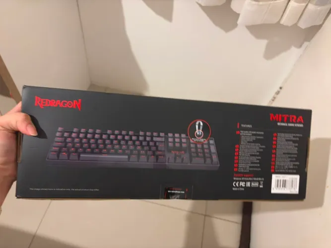 Teclado Redragon Mitra | Switch Marrom
