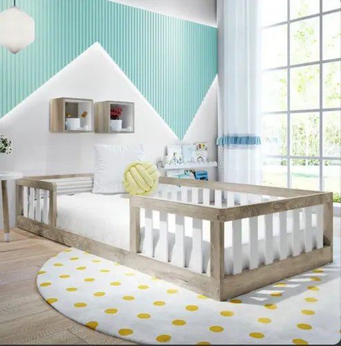 Cama infantil montessoriana grão de gente