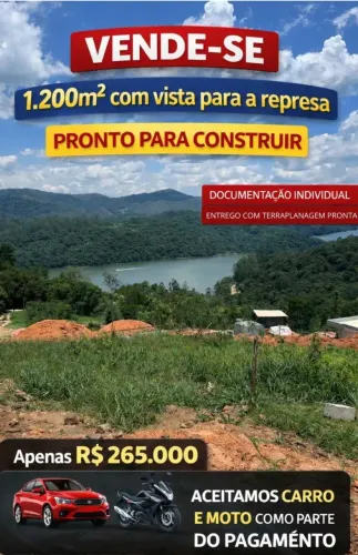 Terreno Entregue com Platô / Infraestrutura de Água e Energia