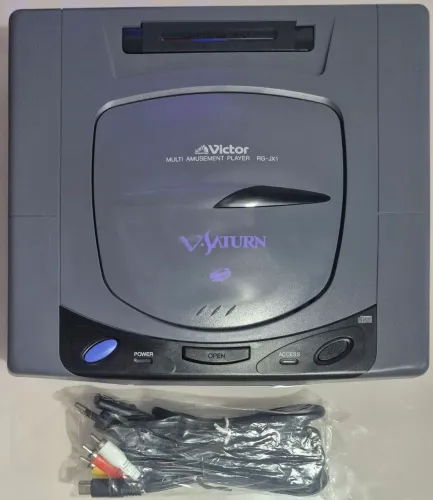 Console Sega Saturn (V.SATURN) - 1° MODELO ESPECIAL SEGA VICTOR SATURN RG-JX1