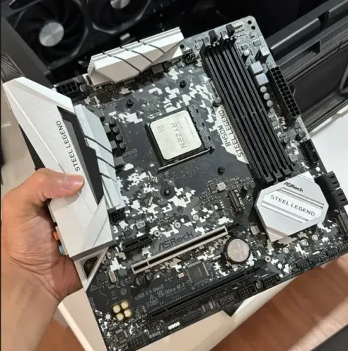 Kit B450M Steel Legend + Ryzen 5 5600GT