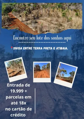 Pare de procurar: encontre seu terreno em Terra Preta hoje