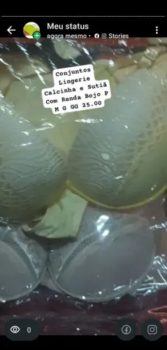 Conjuntos Lingerie Calcinha e Sutiã Com Renda Bojo P M G GG