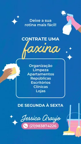 Ofereço serviço como diarista e babá 