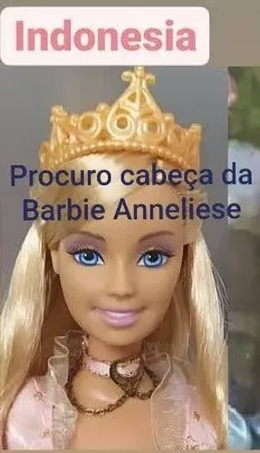 Cabeça de Barbie Anneliese