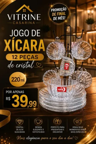 Jogo de xícaras 
