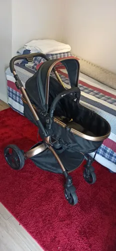 Carrinho Galzerano Vulkan + bebê conforto 