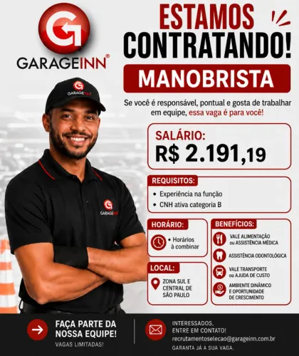 OPERADOR DE ESTACIONAMENTO