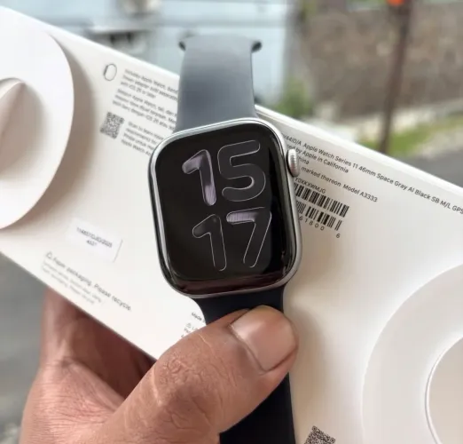 Apple Watch 11 46mm Space Gray - Novo/Lacrado