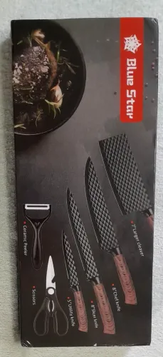 1 Conjunto de Facas Inox 6 Peças (R$ 90)
