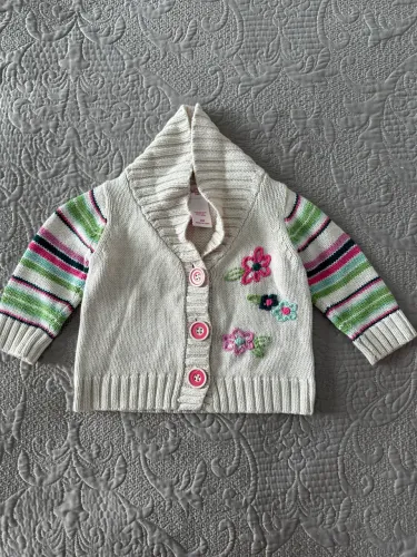 Cardigan de tricô infantil