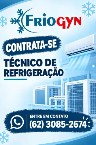 Contrata-se Técnico de refrigeração em Goiânia