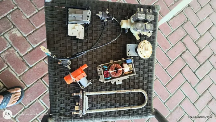 Peças da lavadoura LG lava e seca