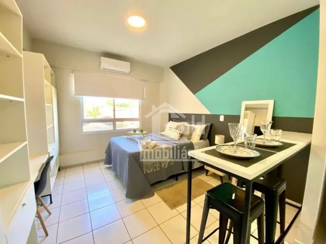 Kitnet com 1 dormitório para alugar, 46 m² por R$ 2.038,56/mês - Iguatemi - Ribeirão Preto