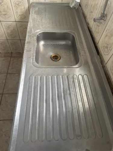 Pia de inox 1,50 Praia Grande Anhanguera