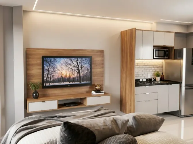 Studio MOBILIADO com 1 dormitório, 23 m² - venda por R$ 460.000 ou aluguel por R$ 3.156/mê