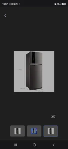 GELADEIRA BRASTEMP 462L INOX