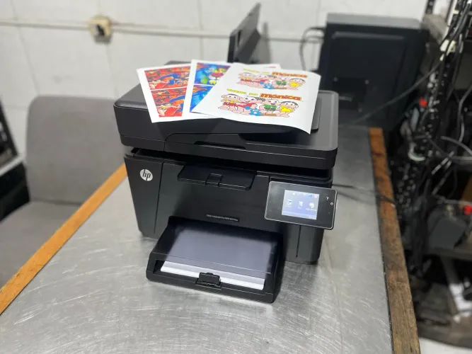 Impressora Hp Color LaserJet Pro MFP M177fw Seminova 