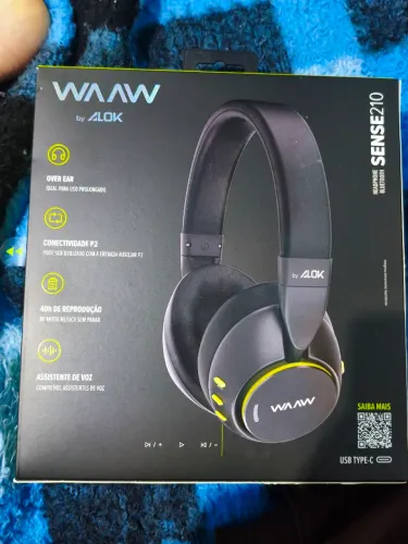 ? HEADPHONE WAAW BY ALOK SENSE 210 - PRATICAMENTE NOVO