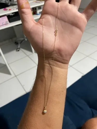 Cordão feminino de ouro