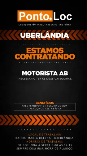 Vaga motorista AB