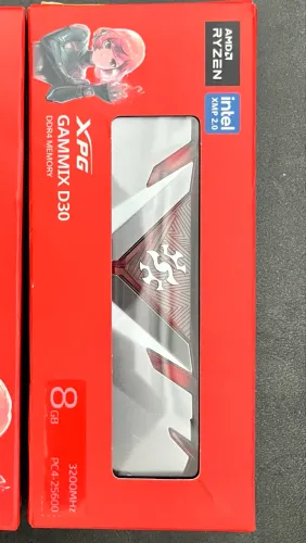 Memória Gamer Xpg Gammix D30 8gb Ddr4, 3200mhz