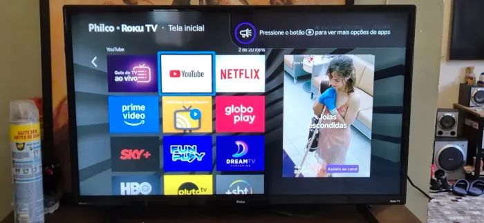 Tv Smart Philco Roku 32 polegadas