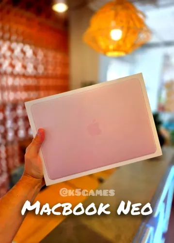 MacBook Neo 13 8GB 512GB Rosa Lacrado - PROMOÇÃO AGORA ABC SP