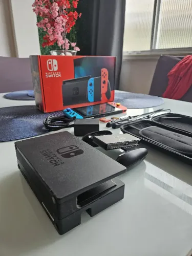 Nintendo Switch + Mig Switch + itens