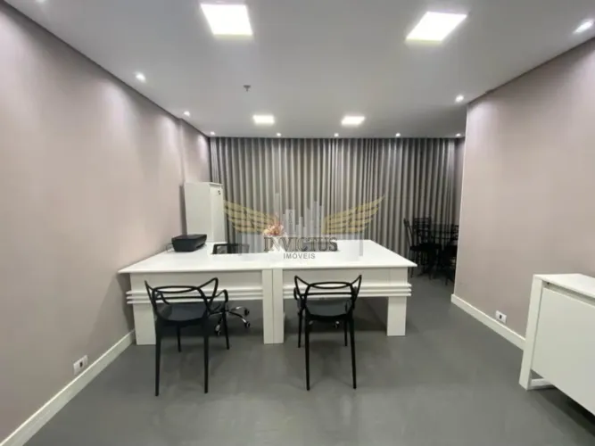 Sala Comercial Mobiliada para Alugar, 38m² - Bairro Jardim, Santo André/SP.