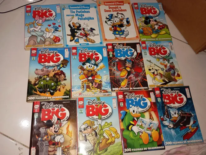 12 Quadrinhos Gibis HQs da Disney (Disney Big + Essencial Disney)