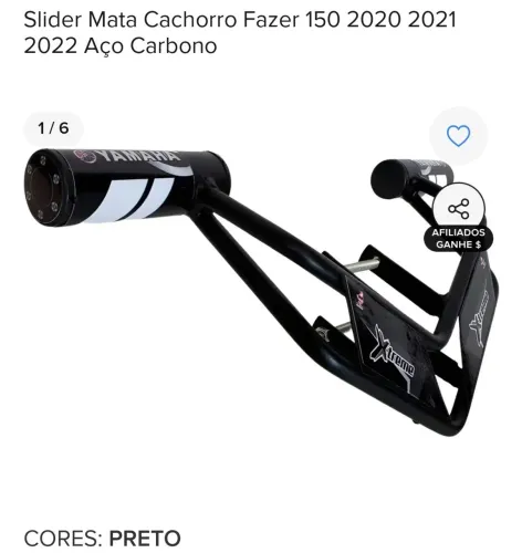 Slider protetor de Carenagem Fazer / Factor 