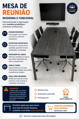 Mesa de Reunião Corporativa