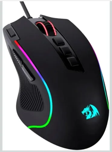 Mouse Gamer Novo Redragon Predator RGB M612-RGB