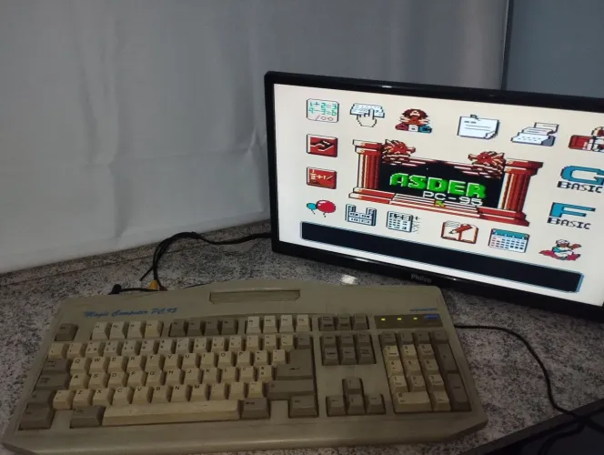 Magic computer 95 vídeo game funcionando