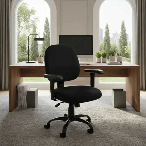 Cadeira de escritorio com braço regulavel por apenas 229