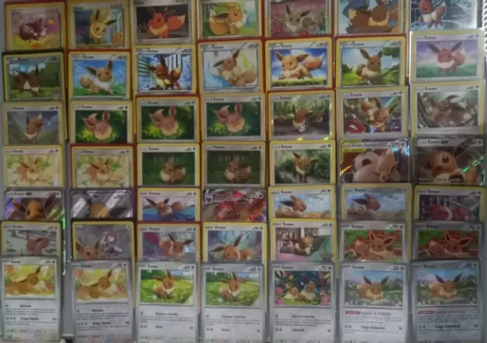COLEÇÃO CARTAS POKEMON-EEVEE