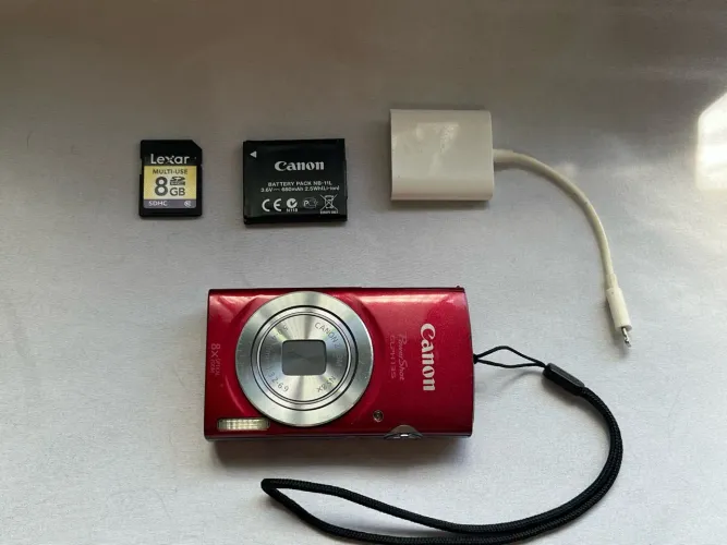 Canon Powershot Elph 135 Vermelha