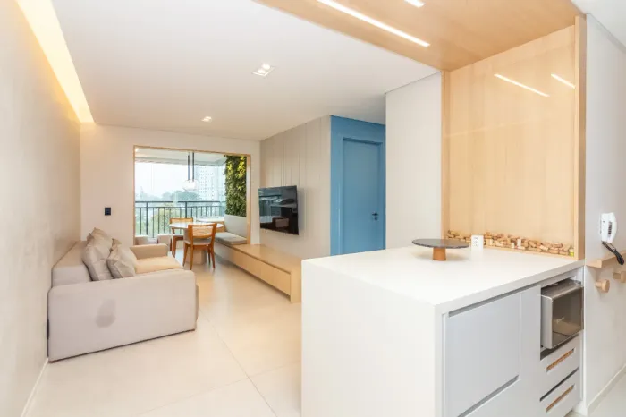 Apartamento para venda em Santo Amaro com 2 dormitórios, sendo 1 suíte, 2 vagas, 66m²