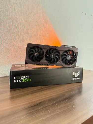 RTX 3070 ASUS TUF Gaming 8GB com Caixa | Envio OLX Pay | Aceito Cartão | Entrego