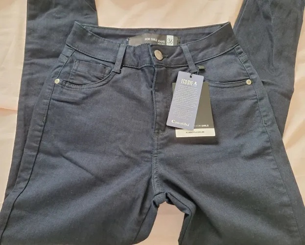 Calça jeans skinny feminina tamanho 36