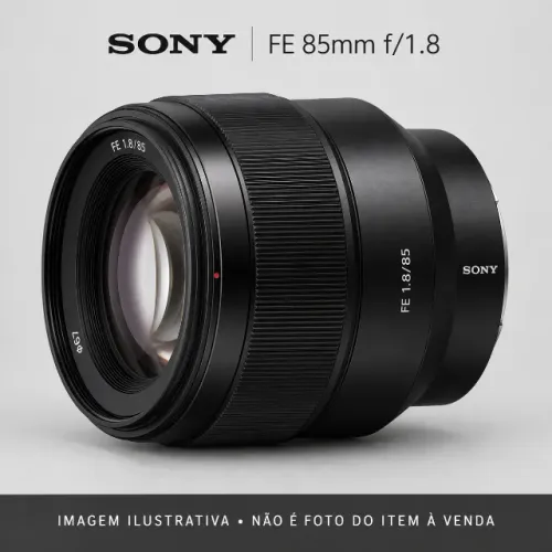 Lente Sony FE 85mm f/1.8
