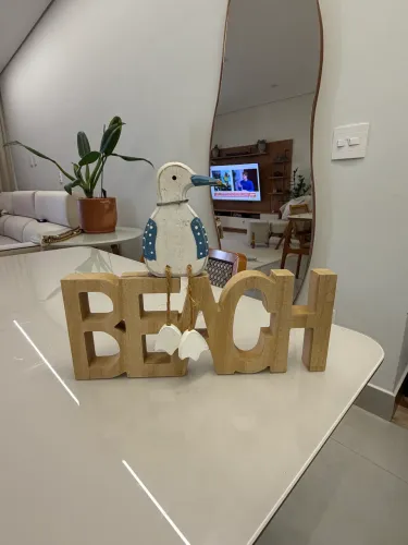 decoração de madeira BEACH (praia) 